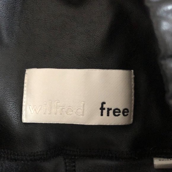 🦊Wilfred Aritzia Darian Vegan Leather Leggings - Picture 7 of 10